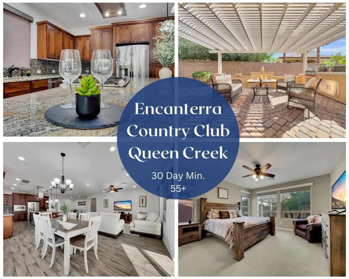 The image showcases a bright, open-concept interior featuring a sleek modern kitchen that flows seamlessly into a stylish dining area and comfortable living space. Large windows frame the inviting outdoor seating area, perfect for sunset views, while plush furnishings hint at cozy evenings spent relaxing or hosting friends.